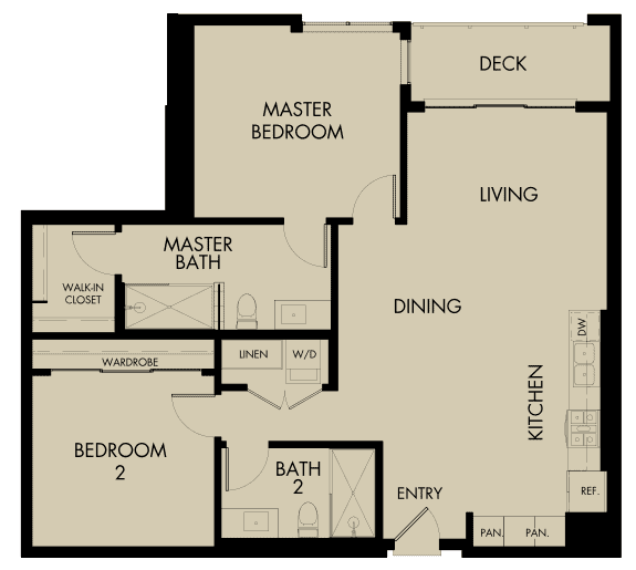 Be luxurious. 580 Anton Featured Floor Plan B5