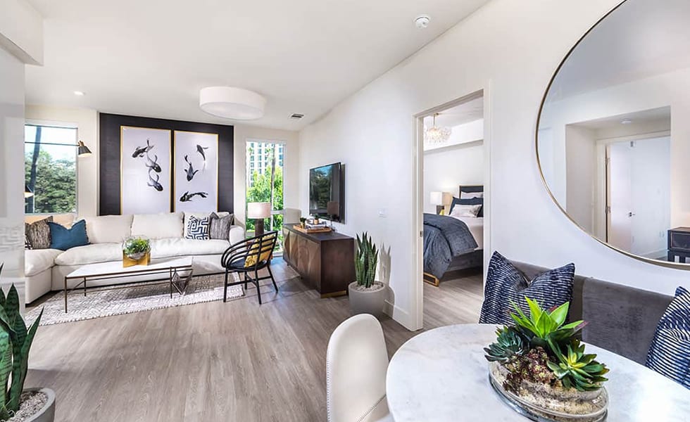 Open the door to spacious sophistication: Floor plans at 580 Anton