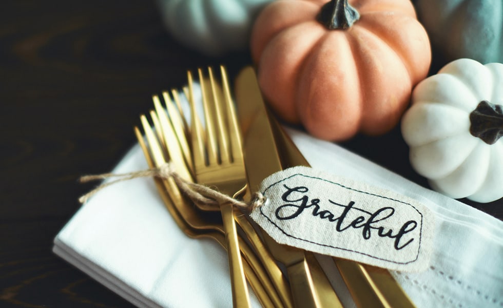 THE SEASON OF GRATITUDE: Local ways to give thanks